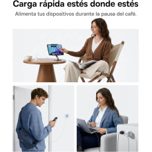 Cargador rápido USB C 45W GAN con cable 1 m.