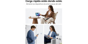 Cargador rápido USB C 45W GAN con cable 1 m.