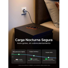 Cargador USB C  65W carga rápida GaN II  con cable tipo C