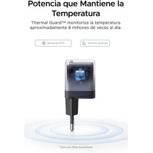 Cargador USB C  65W carga rápida GaN II  con cable tipo C