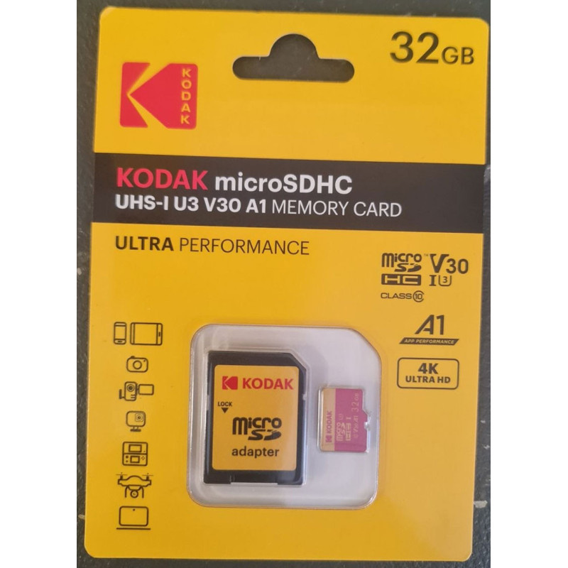 Tarjeta de Memoria Kodak Micro SD 32GB