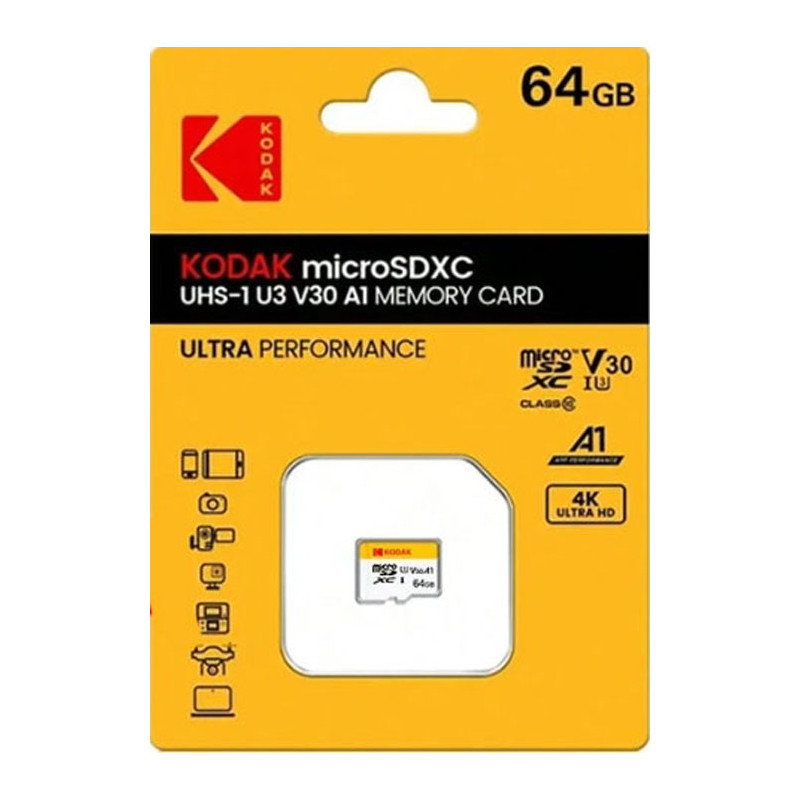 Tarjeta de Memoria Kodak Micro SD 64GB