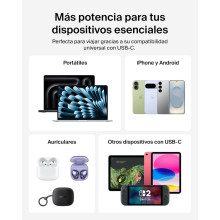 Batería externa carga rápida 25000mAh