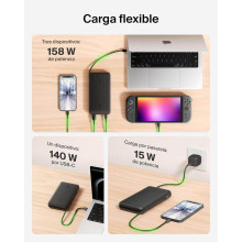 Batería externa carga rápida 25000mAh