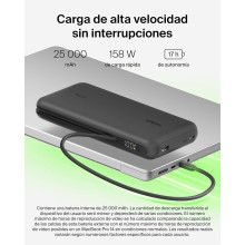 Batería externa carga rápida 25000mAh
