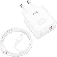 Cargador carga rápida 80W (especial Honor) USB-A USB-C