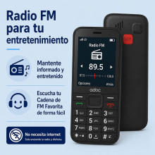 ADOC SP2 teléfono móvil para personas mayores