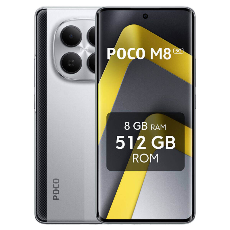 POCO M8 5G 8+512GB, 6.77" pulgadas. 5G