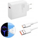 Cargador 33w carga rápida y cable USB C 2 metros