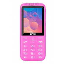 Teléfono tipo barra para mayores color chicle 4G