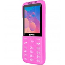 Teléfono tipo barra para mayores color chicle 4G